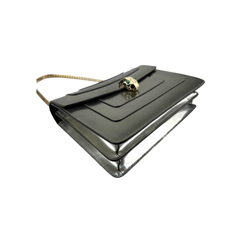 BvlgariSerpenti Forever Shoulder Bag Patent Medium