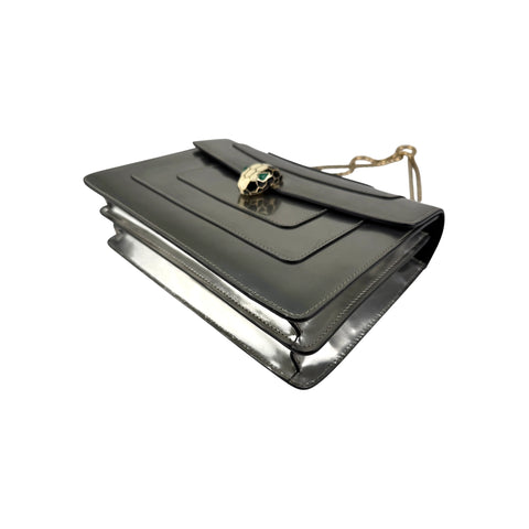 BvlgariSerpenti Forever Shoulder Bag Patent Medium