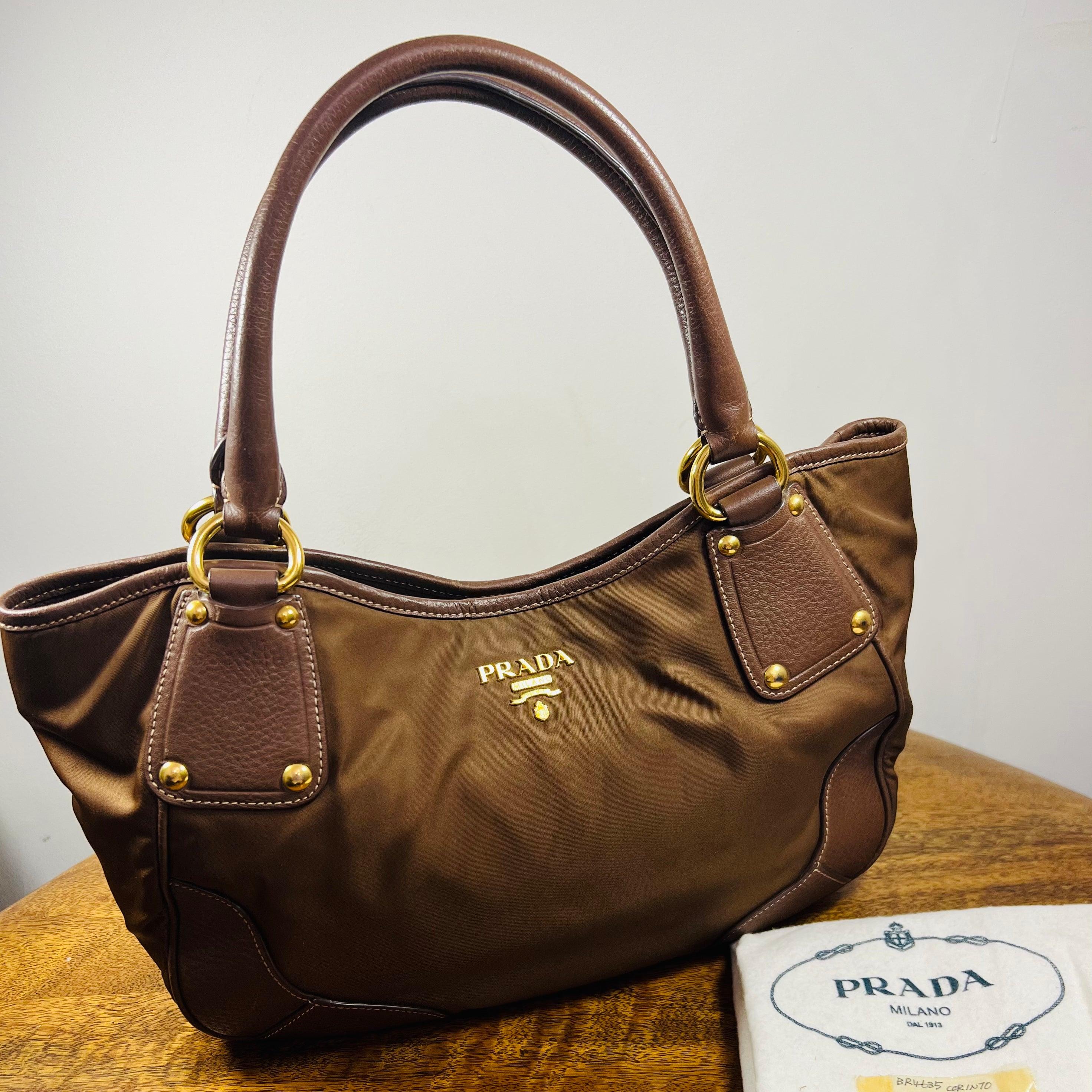 Prada Re-Nylon Cloth Handbag - Loop Vintage