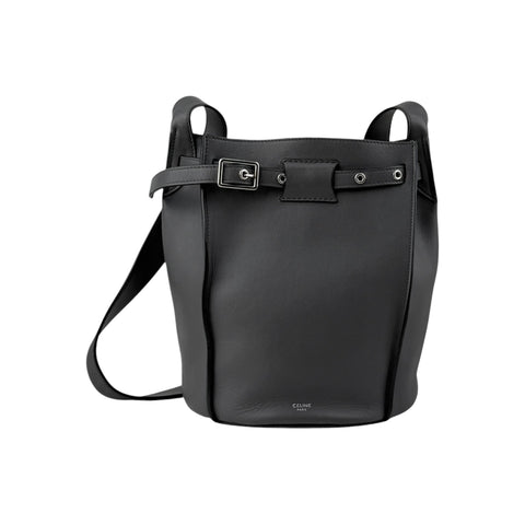 Celine Big Bag Bucket Grey Leather crossbody bag