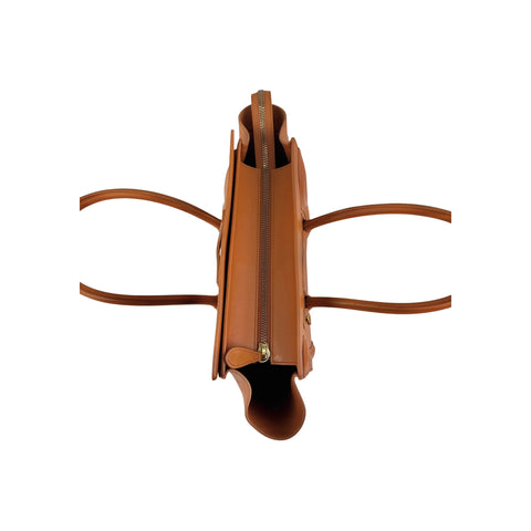 Celine Camel Leather Micro Luggage Tote Bag