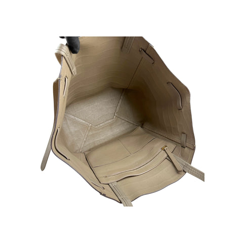 Celine Embossed Small Cabas Phantom Tote