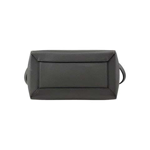 Celine Grey  Grained Calfskin Leather Micro Belt Bag
