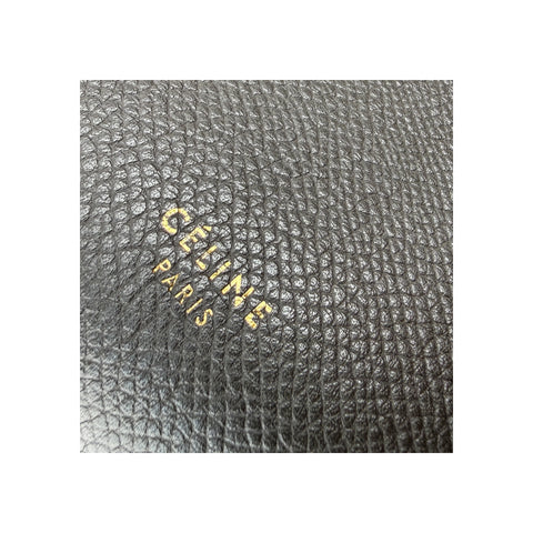 Celine Grey Grained Calfskin Leather Mini Belt Bag