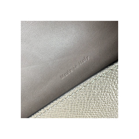 Celine Grey Grained Calfskin Leather Trotteur Bag