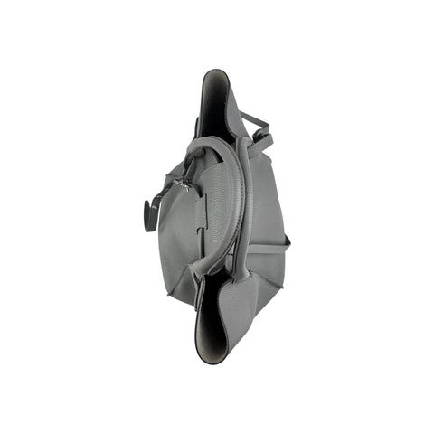 Celine Grey Leather Long Strap Small Big Bag