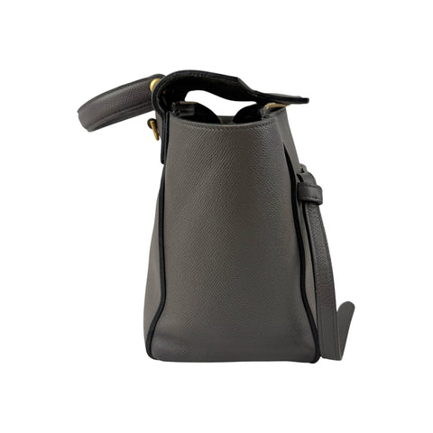 Celine Grey Leather Micro Belt Bag