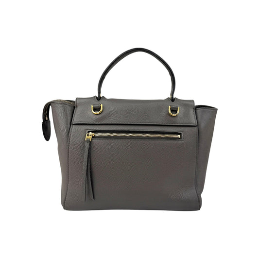 Celine Grey Leather Micro Belt Bag