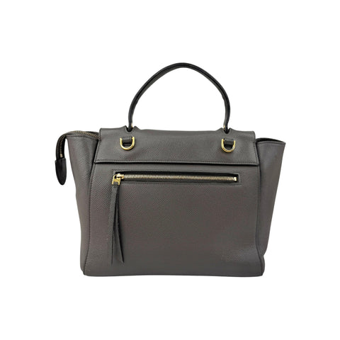 Celine Grey Leather Micro Belt Bag