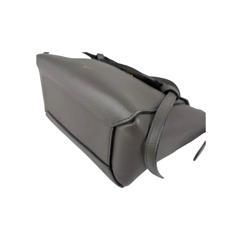 Celine Grey Leather Micro Belt Bag