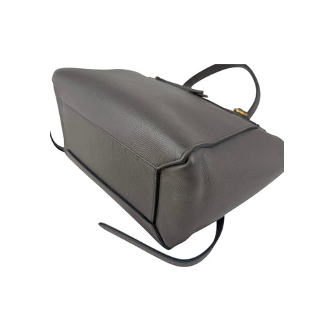Celine Grey Leather Micro Belt Bag