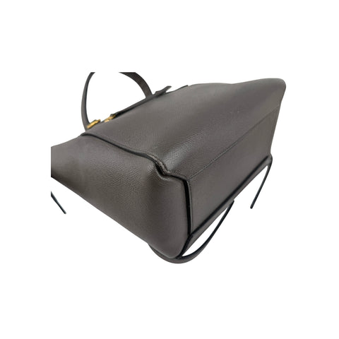 Celine Grey Leather Micro Belt Bag