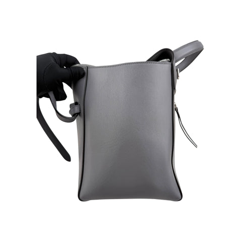 Celine Grey Smooth Leather Mini Belt Bag