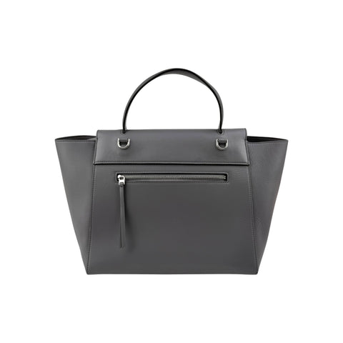 Celine Grey Smooth Leather Mini Belt Bag