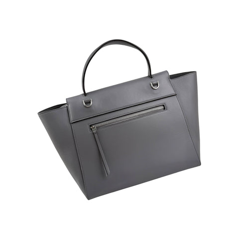 Celine Grey Smooth Leather Mini Belt Bag
