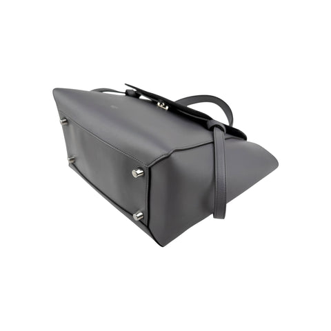 Celine Grey Smooth Leather Mini Belt Bag