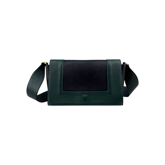 Celine Medium Shiny Smooth Calfskin Frame shoulder bag
