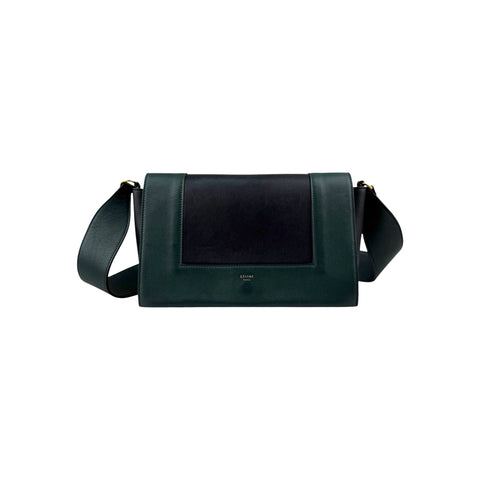 Celine Medium Shiny Smooth Calfskin Frame shoulder bag