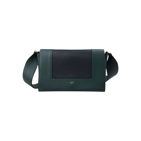 Celine Medium Shiny Smooth Calfskin Frame shoulder bag