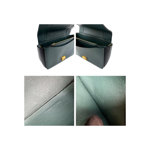 Celine Medium Shiny Smooth Calfskin Frame shoulder bag