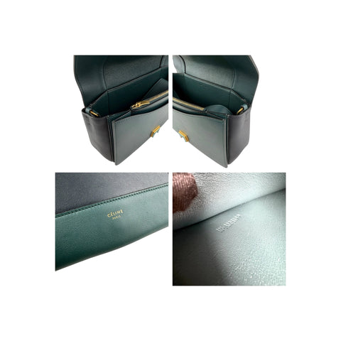 Celine Medium Shiny Smooth Calfskin Frame shoulder bag