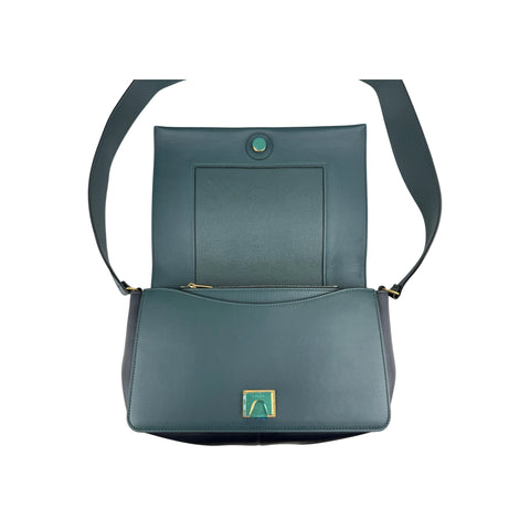 Celine Medium Shiny Smooth Calfskin Frame shoulder bag