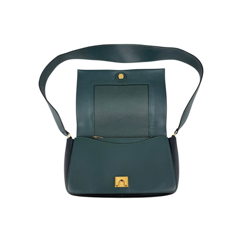 Celine Medium Shiny Smooth Calfskin Frame shoulder bag
