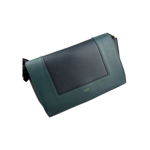 Celine Medium Shiny Smooth Calfskin Frame shoulder bag
