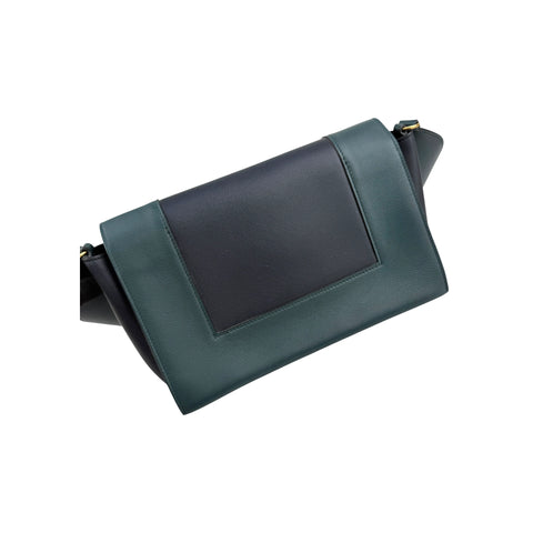 Celine Medium Shiny Smooth Calfskin Frame shoulder bag