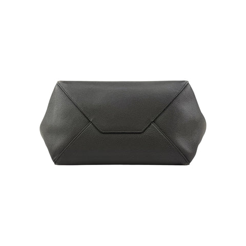 Celine Soft Grained Calfskin Belt Cabas Phantom Grey Tote
