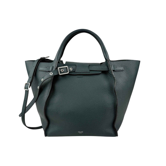 Celine Big Bag leather handbag Green