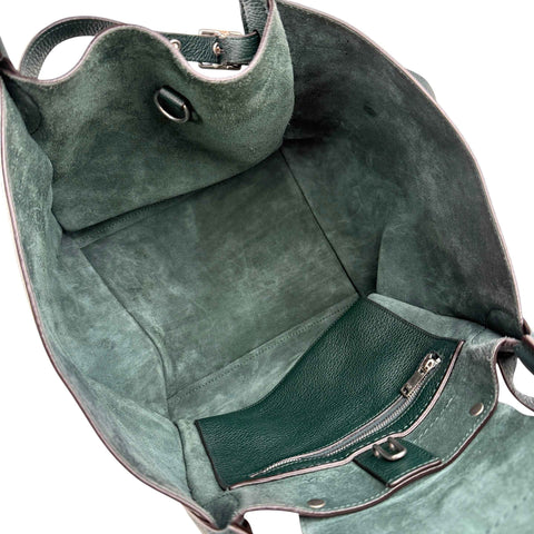 Celine Big Bag leather handbag Green