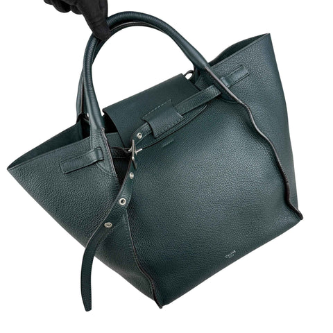 Celine Big Bag leather handbag Green