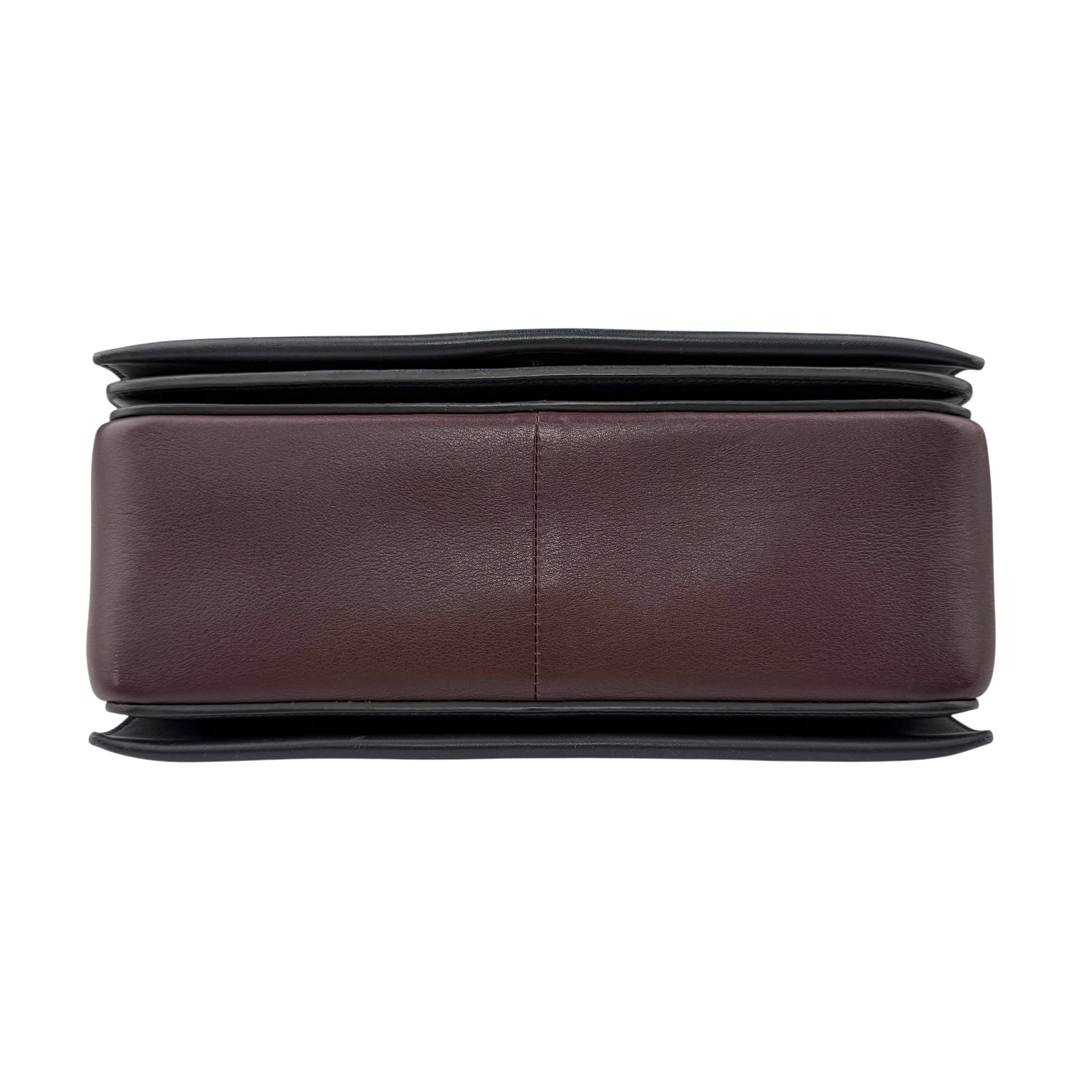 celine frame leather crossbody bag bottom