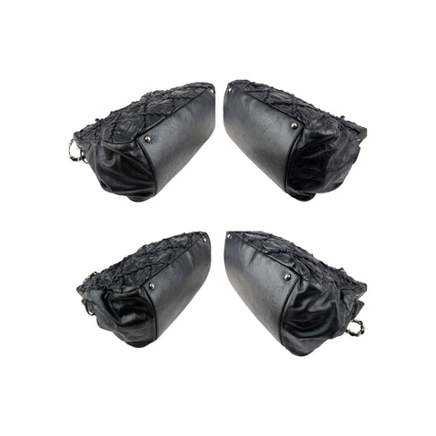 Chanel Black Calfskin Ultra Stitch Tote