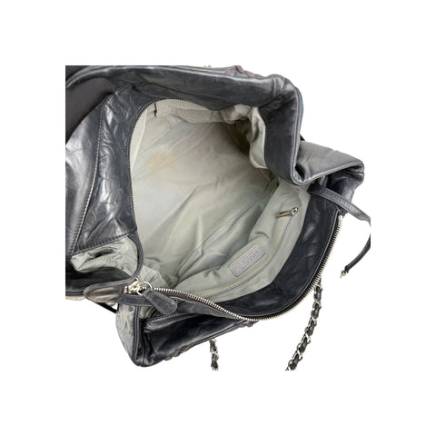 Chanel Black Calfskin Ultra Stitch Tote