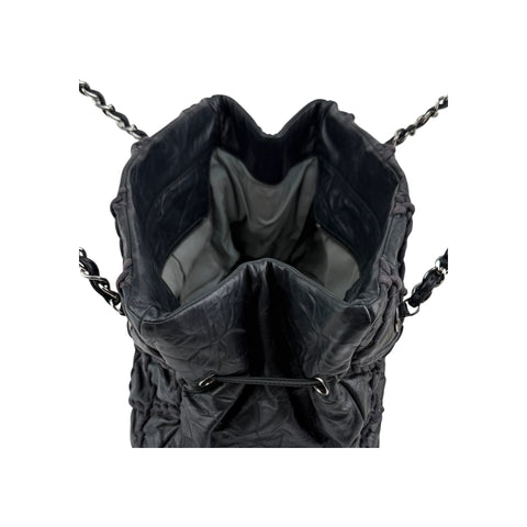Chanel Black Calfskin Ultra Stitch Tote