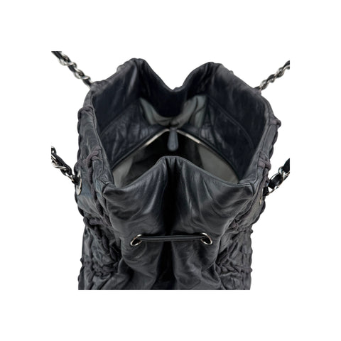 Chanel Black Calfskin Ultra Stitch Tote