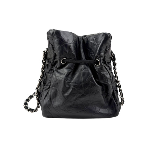 Chanel Black Calfskin Ultra Stitch Tote