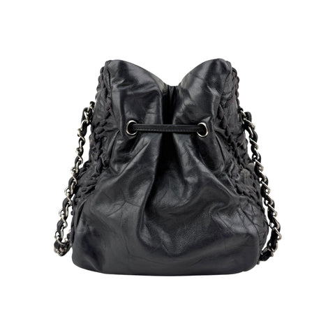 Chanel Black Calfskin Ultra Stitch Tote