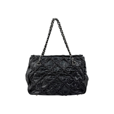 Chanel Black Calfskin Ultra Stitch Tote