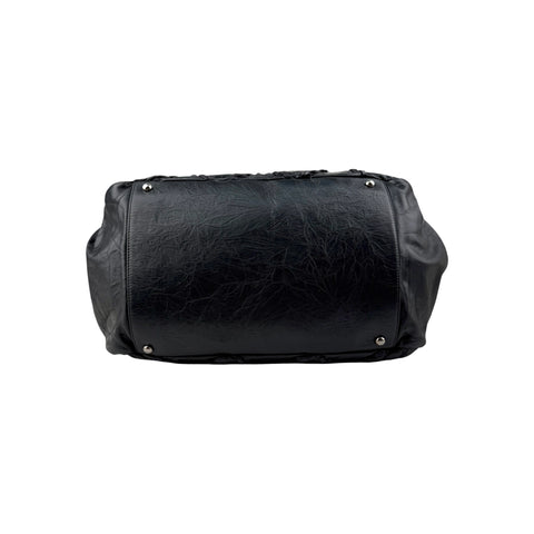 Chanel Black Calfskin Ultra Stitch Tote