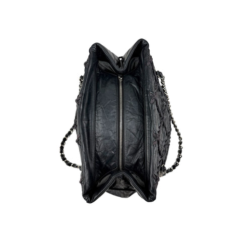 Chanel Black Calfskin Ultra Stitch Tote