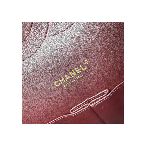 Chanel Black Quilted Lambskin Leather Maxi Double Flap Bag Gold Hardware