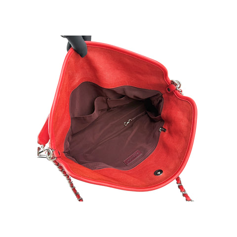 Chanel Caviar Quilted French Riviera Hobo Rouge
