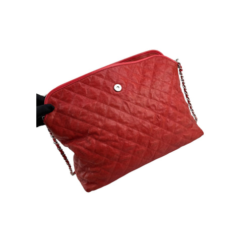 Chanel Caviar Quilted French Riviera Hobo Rouge