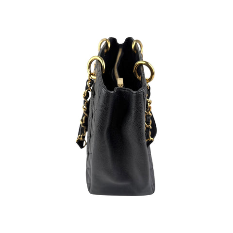 Chanel Grand Shopping Tote black caviar leather