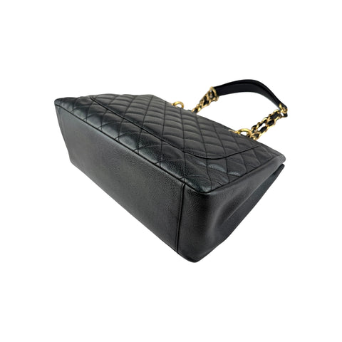 Chanel Grand Shopping Tote black caviar leather