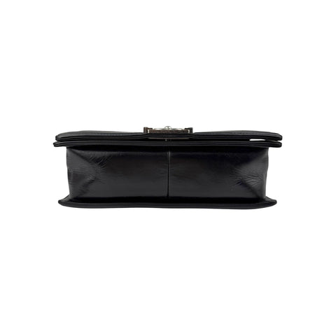Chanel Iridescent Calfskin Embellished Double Stitch Medium Boy Flap