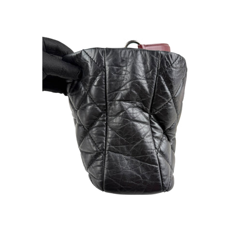 Chanel Portobello Top Handle Bag Quilted Aged Calfskin